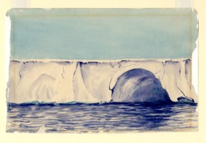 Grotte dans la grande barrière de Ross, 1901-04