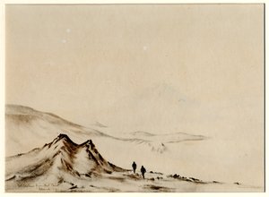 Mont Erebus depuis Hut Point, 1901-04