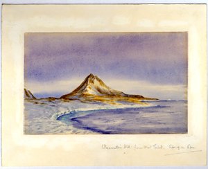 Observation Hill depuis Hut Point, 1911 - Edward Adrian Wilson