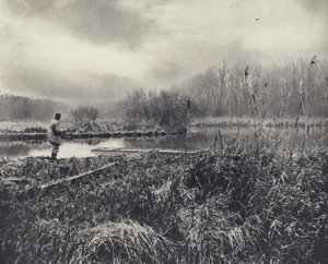 Une soirée de janvier sur la Test - Edward Alfred Barton