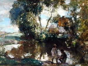 La Piscine - Edward Arthur Walton