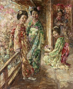 Dans un jardin japonais