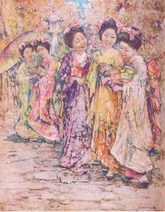 La promenade, Kyoto, illustration de Mon Magazine
