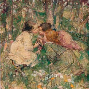 Quelle heure est-il, vers 1904 - Edward Atkinson Hornel