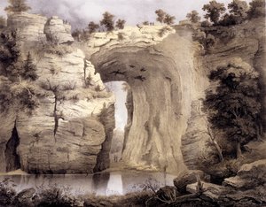 Pont Naturel, Comté de Rockbridge, de 