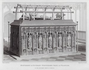 Monument de Richard Beauchamp, comte de Warwick, dans la chapelle Beauchamp à Warwick