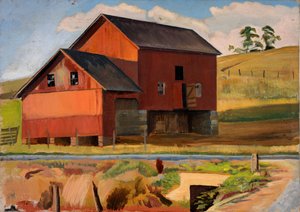 Ferme de Bluemont, ca. 1932-1937 - Edward Bruce
