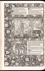 Les Œuvres de Geoffrey Chaucer nouvellement imprimées par Kelmscott Press en 1896