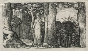 La Dame et les Corbeaux, 1829 - Edward Calvert