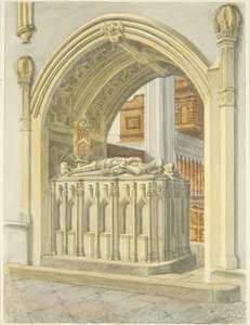 Tombe de Robert Fitzharding, mort en 1170, dans la cathédrale de Bristol - Edward Cashin