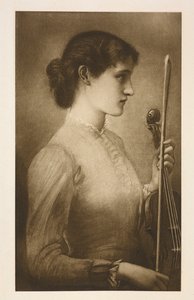 Un portrait. Reproduction de la peinture de l
