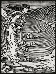 Sortir en enfer - Edward Coley (after) Burne Jones