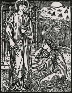 Psyché et Cérès - Edward Coley (after) Burne Jones