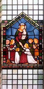 Le Christ bénissant les enfants (détail)