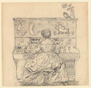 Georgiana Burne-Jones au piano