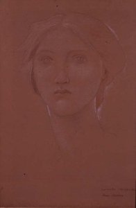 Étude de Margaret Burne-Jones pour 