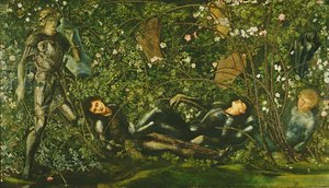 Les chevaliers et la rose épineuse, 1869