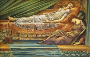 La Princesse endormie, vers 1886-88 - Edward Burne Jones
