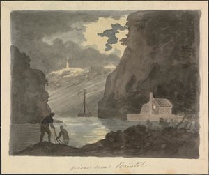 Vue près de Bristol - Edward Francis Burney
