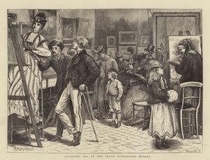 Journée des étudiants au musée de South Kensington - Edward Frederick Brewtnall