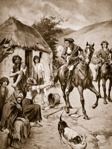Vie irlandaise, c.1710, illustration de 