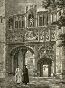 Porte principale, Trinity College, fin du 19e siècle