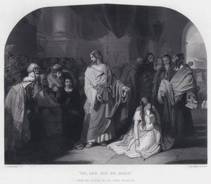 "Va, et ne pèche plus" - Edward Henry (after) Corbould