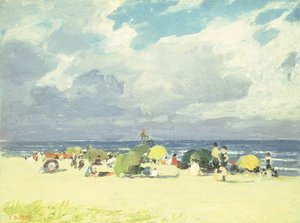 Scène de Plage Violette