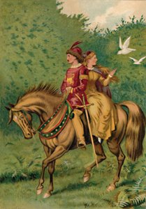 Cendrillon et le Prince, 1901 - Edward Henry Wehnert