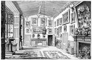 La grande salle de Charlecote Park, Warwickshire - Edward Hull