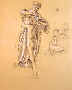 Étude pour Peurs oisives (I), 1893 - Edward John Poynter