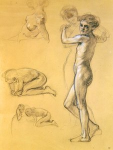 Étude pour Peurs oisives (III), 1893