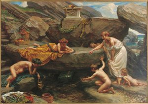 Les merveilles des profondeurs : une idylle - Edward John Poynter