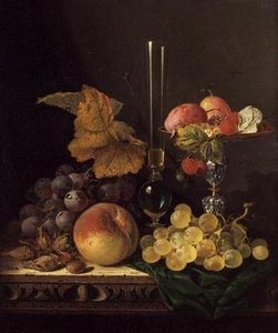 Nature morte avec fruits et noix