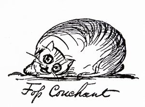 Un personnage de chat (dessin) - Edward Lear