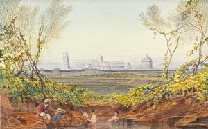 Une pause en route vers Pise - Edward Lear