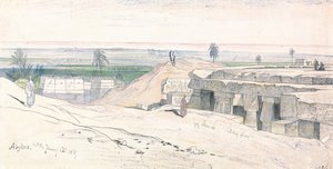 Abydos, 13 heures, 12 janvier 1867 (134) - Edward Lear