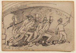 Thermes de Titus, 1840 - Edward Lear