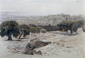 Bethléem - Vendredi Saint, 2 avril 1858 - Edward Lear