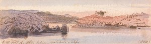 Entre Kalabshee et Tafa, 17h20, 16 février 1867 (502) - Edward Lear
