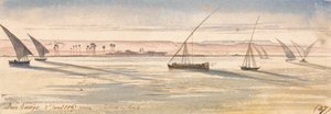 Deir Kadige, midi, 2 janvier 1867 (27) - Edward Lear