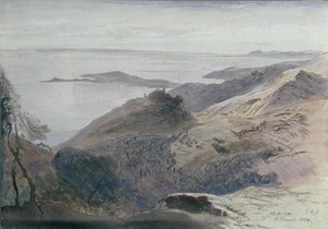 Èze - Edward Lear