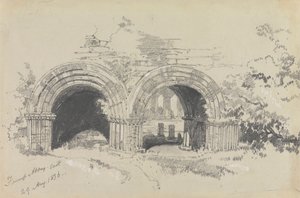 Abbaye de Furness Est, 29 août 1836 - Edward Lear