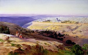 Jérusalem depuis le Mont des Oliviers, Lever du Soleil, 1859