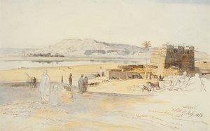 Louxor, 17 février 1854 - Edward Lear