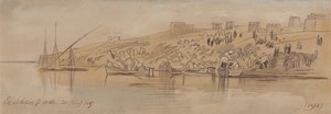 Louxor, 7 heures du matin, 20 janvier 1867 (198) - Edward Lear