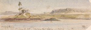 Près de Garf Hossayn, 15h40, 31 janvier 1867 (299) - Edward Lear