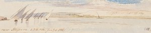 Près de Massara ; 13 h 30, le 1er janvier 1867 (12) - Edward Lear