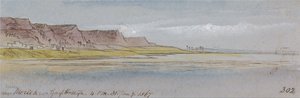 Près de Mereeh ou Garf Hossayn, 16 heures, 31 janvier 1867 (302) - Edward Lear