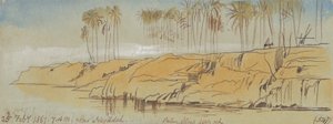 Près de Negadeh. 7:00 A.M., 25 fév. 1867 (547) - Edward Lear